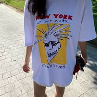 1008 NEW YORK POP ART BIG TEE/2カラー