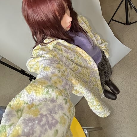 1083 Flower soft shirt jacket/2カラー