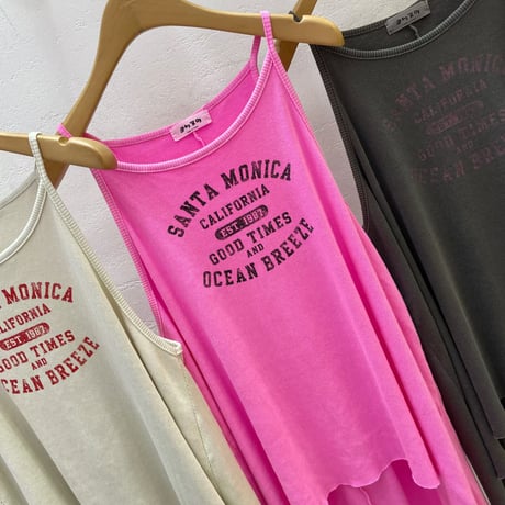 0903 Santa Monica drape tank/3カラー