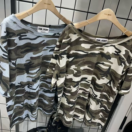 0942 camouflage over tee/4カラー
