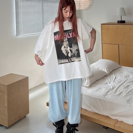 1041 Forever Marilyn Photo BIG TEE/2カラー