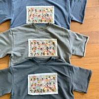 1038 Mickey Comic Patch Tee/3カラー