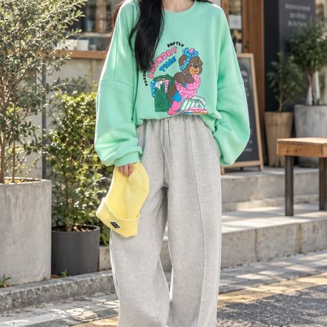1059 wide jogger pants/4カラー