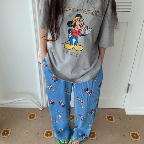 0933 pleats mickey pants/2カラー