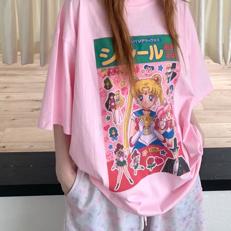 【早期お届け★数量限定】TV moon Tshirt/3カラー