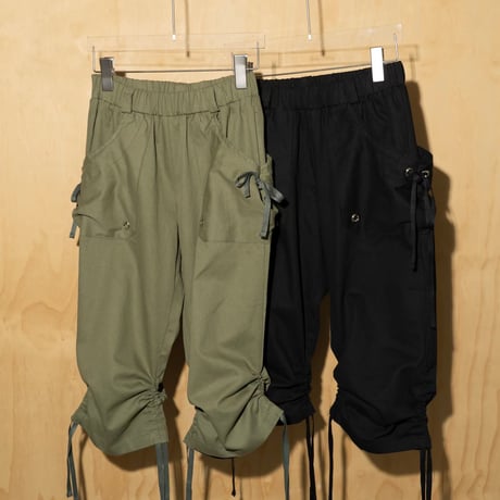 Drawstring Cargo Pants/2カラー