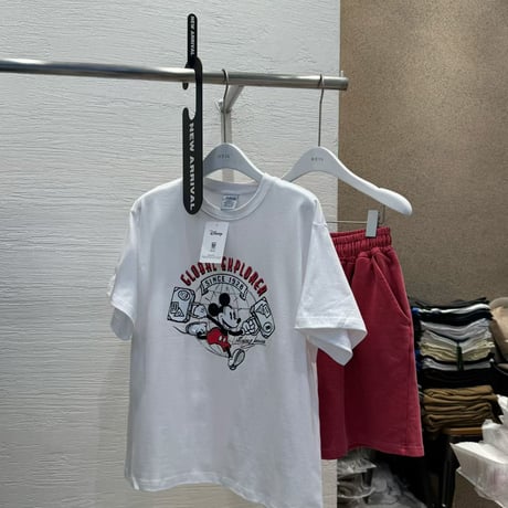 🉐vintage mickey print set up🉐/3カラー