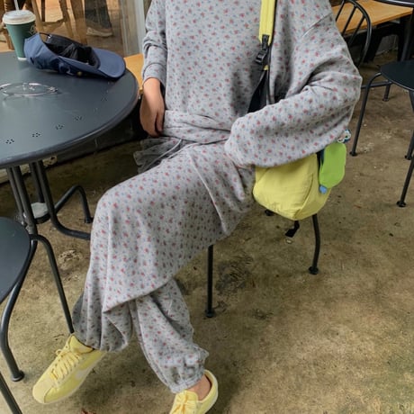 【即納販売★数量限定】Vintage Flower Waffle Pants/3カラー