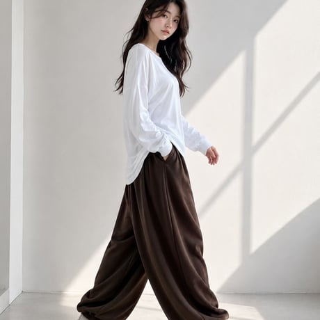 1007 Basic Soft Sweat Jogger pants/5カラー