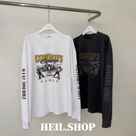 0975 COWBOYS Vintage Long Tee/2カラー