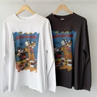 0984 mickey＆goofy long sleeve/2カラー