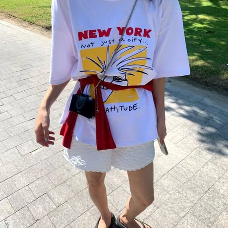 【早期お届け★数量限定】NEW YORK POP ART BIG TEE/2カラー
