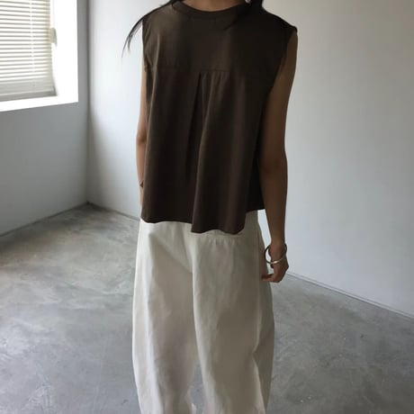 tuck flare tops/4カラー