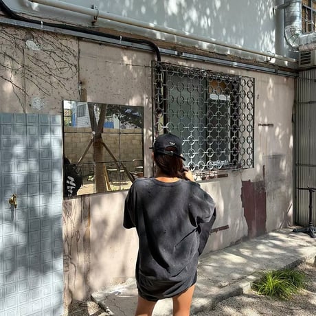 1065 Vintage Wash Oversized Tee/3カラー