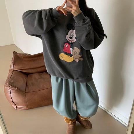 1031 Vintage Mickey & Minnie Sweat/2カラー