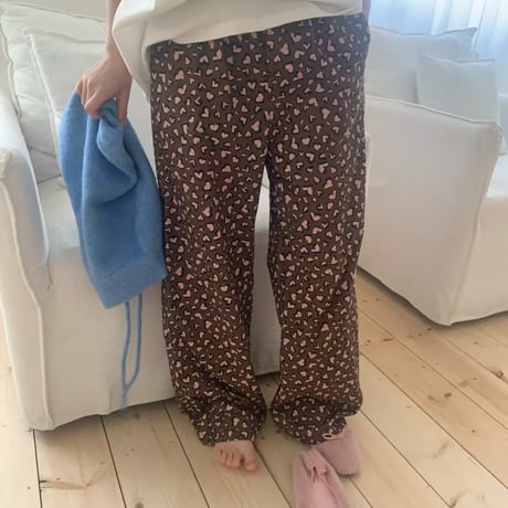 1054 Heart leopard pants/2カラー