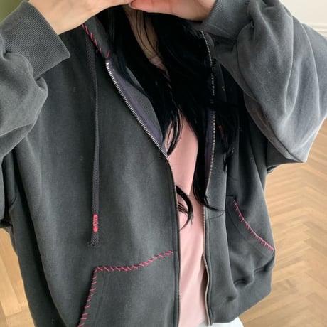 0998 mickey friends zip hoodie/3カラー