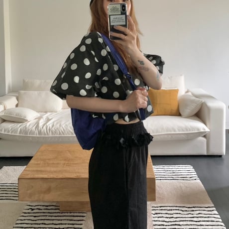 【数量限定】dot balloon blouse2カラー