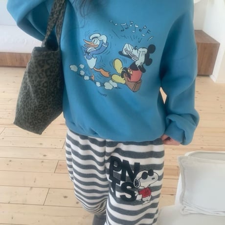 1049 SNOOPY border pants/2カラー