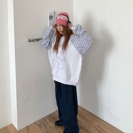 【数量限定】Prayar sweat waffle shirt/2カラー