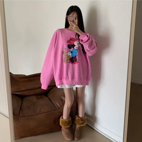 1031 Vintage Mickey & Minnie Sweat/2カラー
