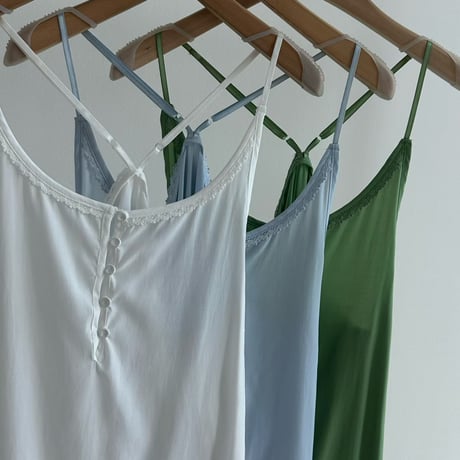 0920 side pleats back cross チュニック/3カラー