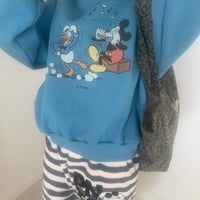 1050 mickey＆donald sweat