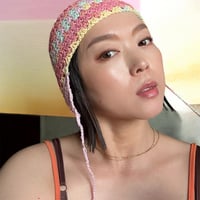 【即納】colorful bonnet handmade