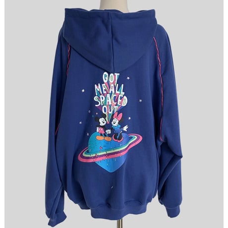 Disney SPACE BIG ZIP HOODIE/4カラー