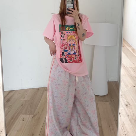 Flower tape pants/2カラー