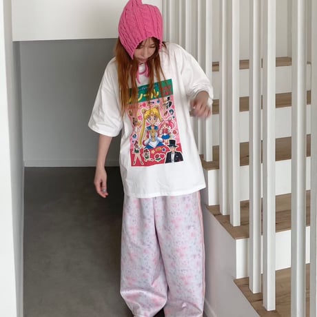 Flower tape pants/2カラー