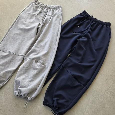 DRAWSTRING WIDE SWEAT PANTS/2カラー