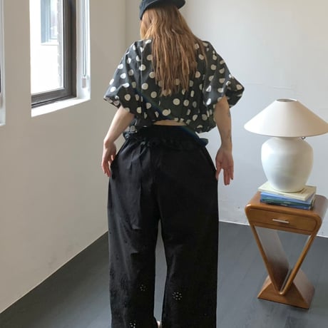 【数量限定】dot balloon blouse2カラー