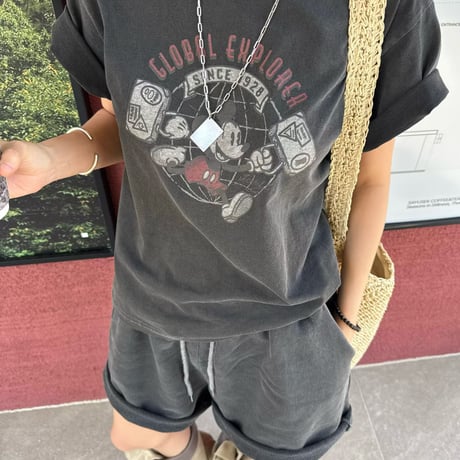 🉐vintage mickey print set up🉐/3カラー