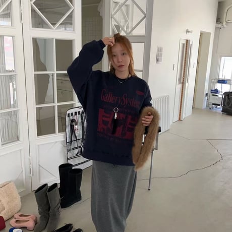 【数量限定】Gallery System Graphic over  Sweat/2カラー