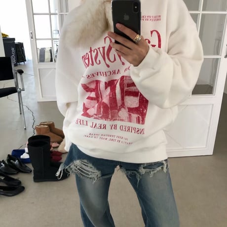 【数量限定】Gallery System Graphic over  Sweat/2カラー
