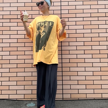0953 【数量限定】Vintage Boy Photo over tee shirt/2カラーあやさん着用