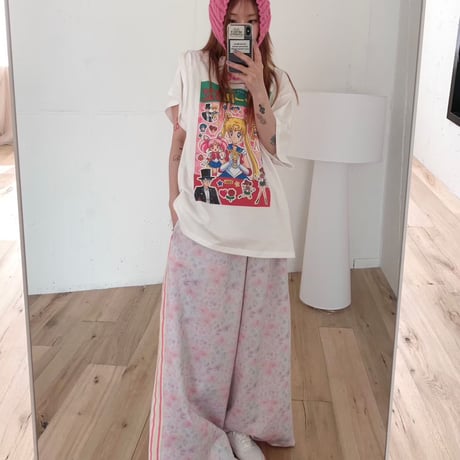 Flower tape pants/2カラー
