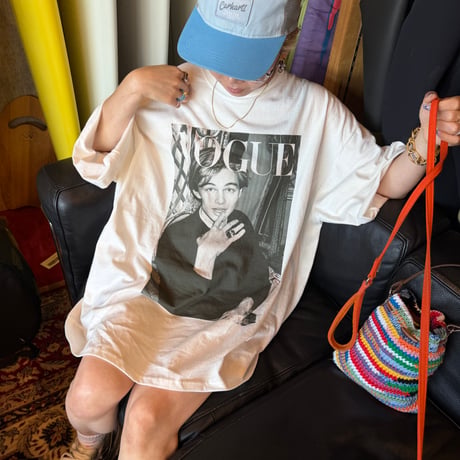 0953 【数量限定】Vintage Boy Photo over tee shirt/2カラーあやさん着用