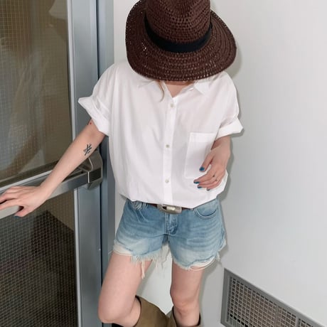 over size Pocket shirt/3カラー