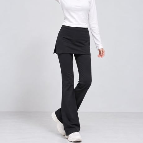 1089 Skirt Layered Flare Leggings⁠