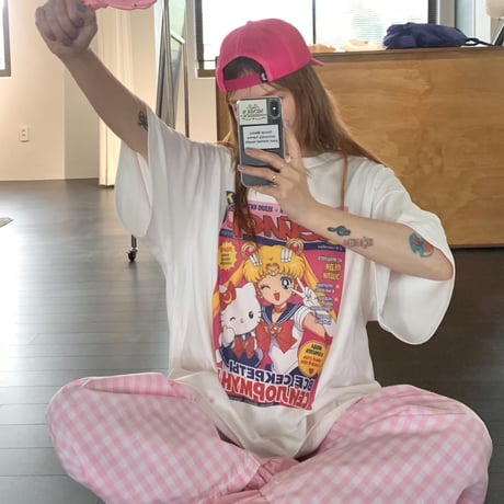 【数量限定】sera cat t shirt/2カラー