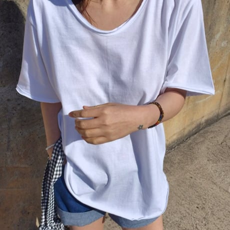 monotone Back Press tee/2カラー