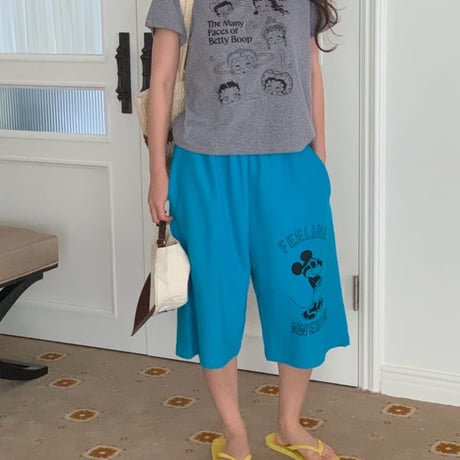 0929 surfing mickey half pants/3カラー