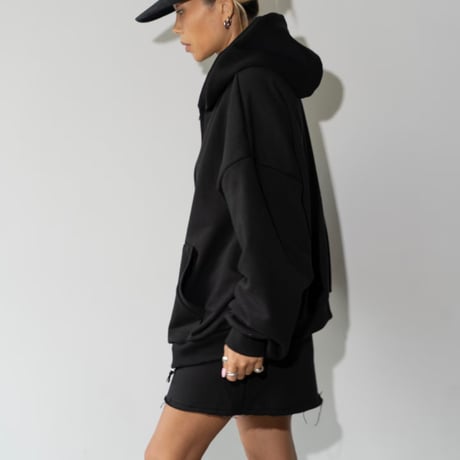1001 Oversized Zip-Up Hoodie/3カラー