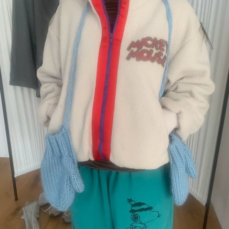 Mickey Color Zip Fleece Jacket/2カラー