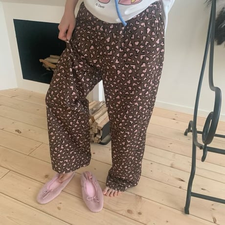 1054 Heart leopard pants/2カラー