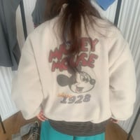 1101 Mickey Color Zip Fleece Jacket/2カラー