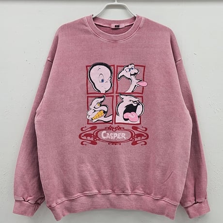 CASPER 4FACE ピグメントBIGスウェット/4カラー