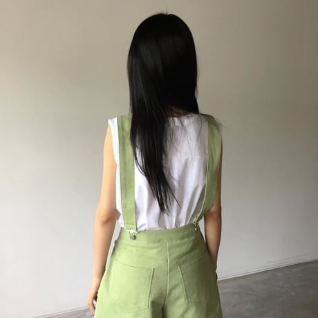0922 Strap soft denim Shorts pants/3カラー